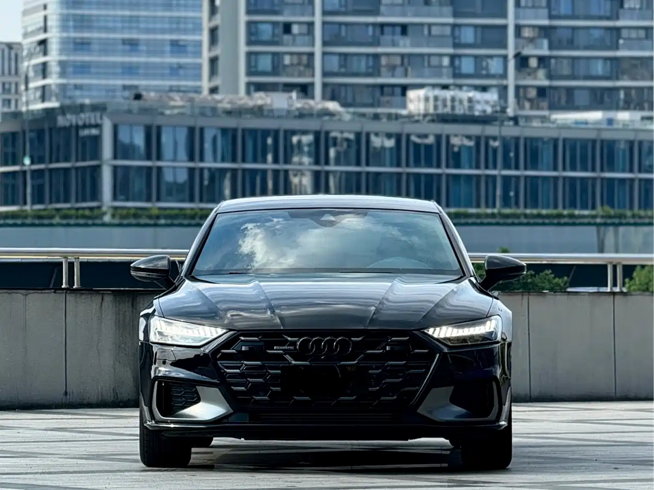 Audi A7L 2026 2025 Model Year 45 TFSI quattro Black Knight Edition