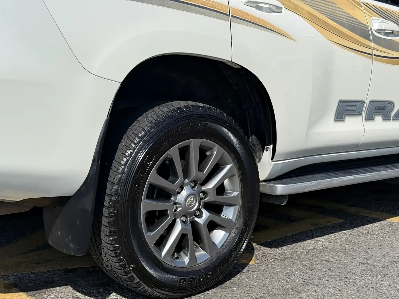 Toyota Prado 2018 3.5L Automatic TX-L NAVI Rear-mounted Spare Tire фото 18