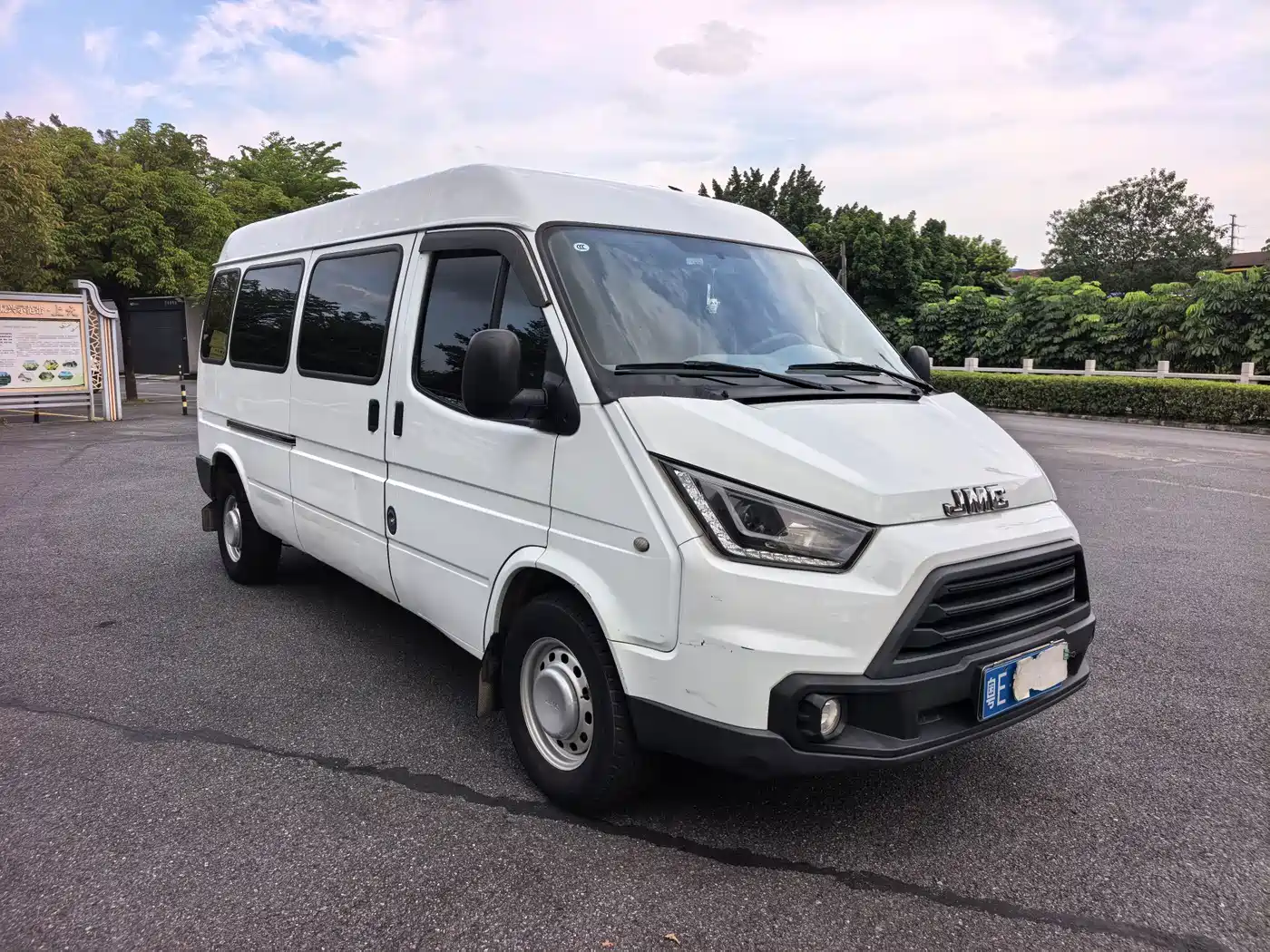 Jiangling Tesun 2021 2019 2.8T Commercial Smart Automatic Long Wheelbase Medium Roof 6-Seater Single Rear Tire China VI JX493