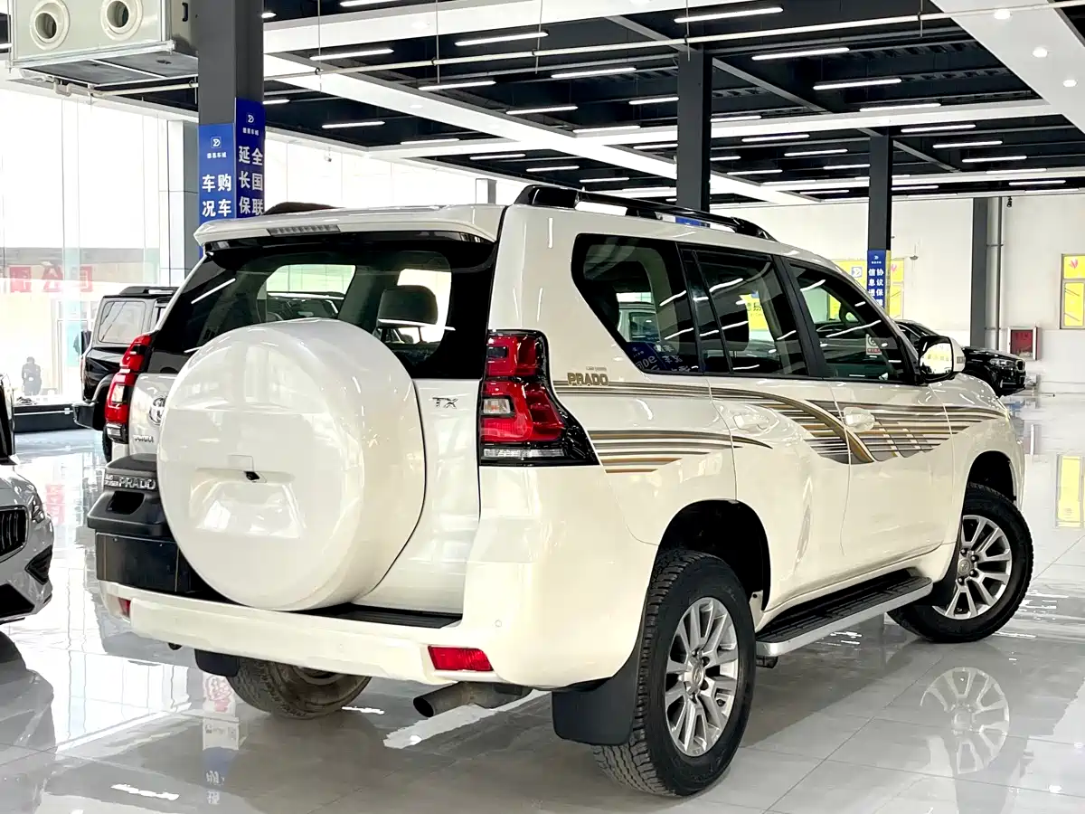 Toyota Prado 2018 3.5L Automatic TX-L Rear-mounted Spare Tire фото 9