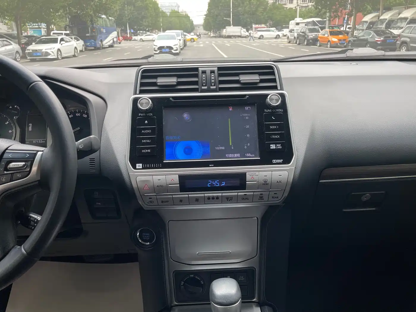 Toyota Prado 2018 3.5L Automatic TX-L NAVI Rear-mounted Spare Tire фото 7