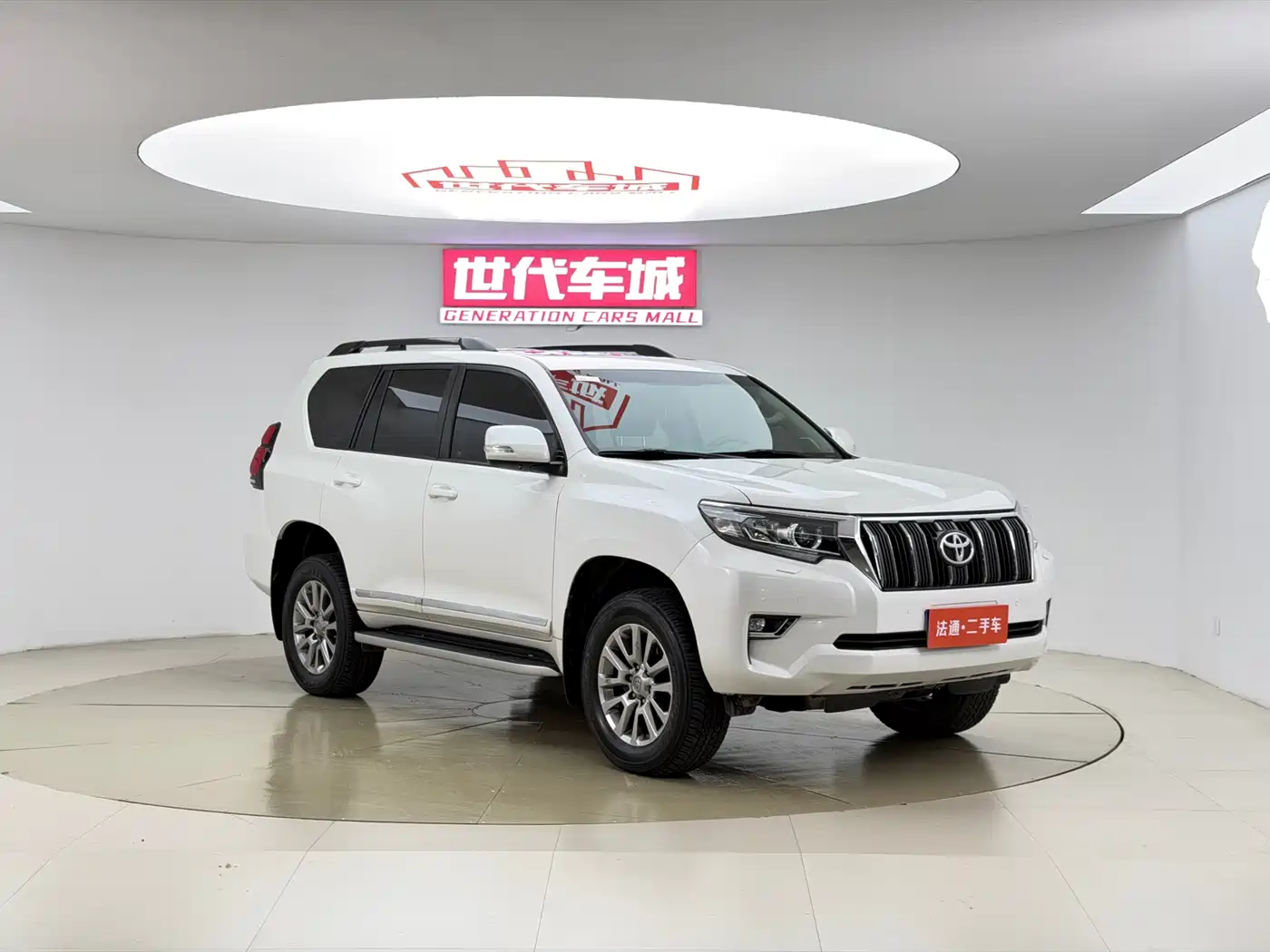 Toyota Prado 2018 3.5L Automatic TX-L Rear-mounted Spare Tire фото 3