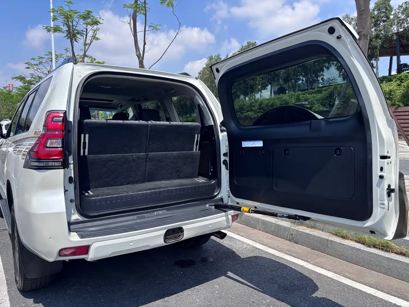 Toyota Prado 2018 3.5L Automatic TX-L Rear-mounted Spare Tire фото 10