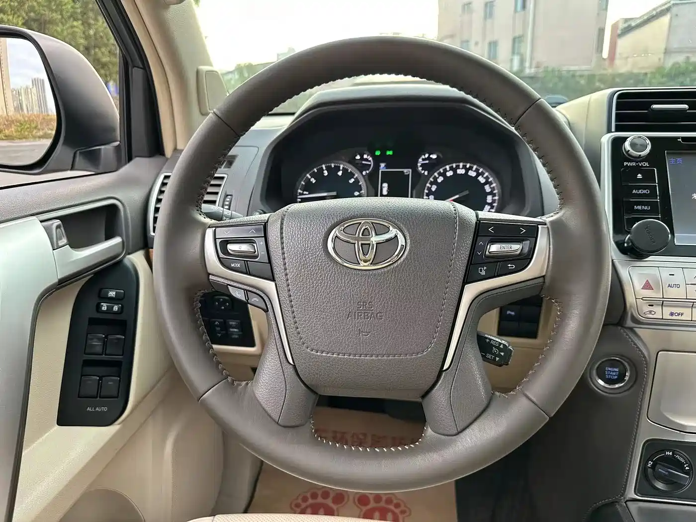 Toyota Prado 2018 3.5L Automatic TX-L Rear-mounted Spare Tire фото 4