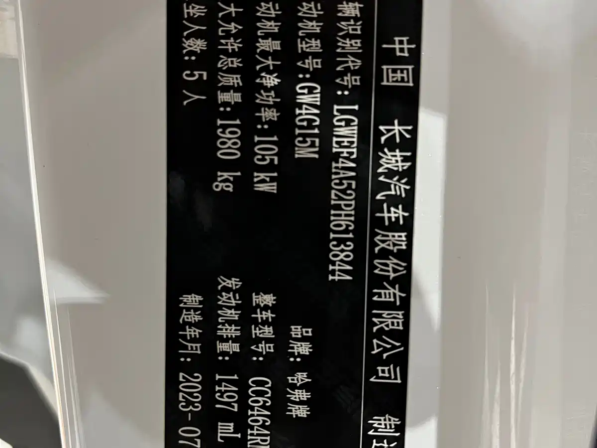 Haval H6 2023 National Trend Edition 1.5T Automatic Champion фото 18