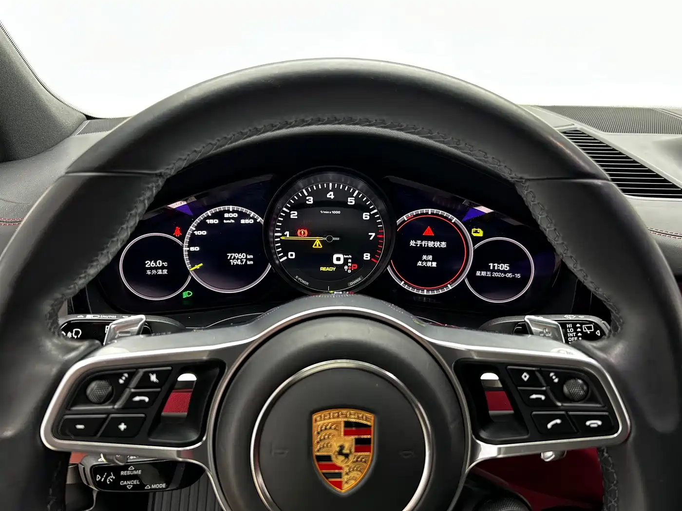 Porsche Cayenne New Energy 2023 Cayenne E-Hybrid 2.0T Platinum Edition фото 10