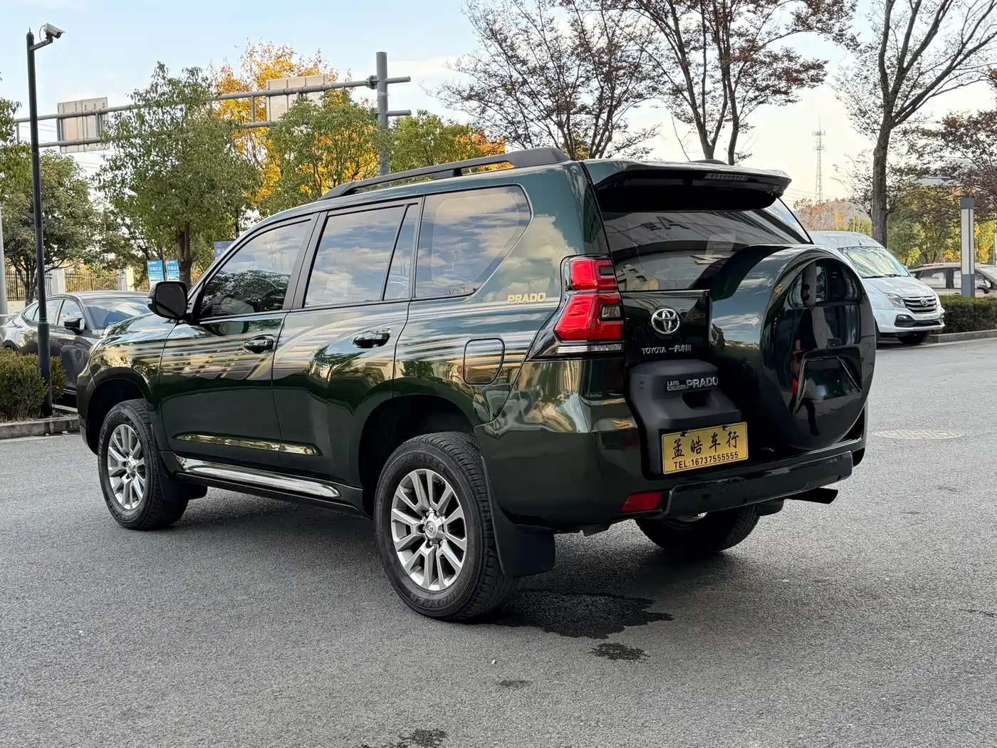 Toyota Prado 2018 3.5L Automatic TX-L Rear-mounted Spare Tire фото 7