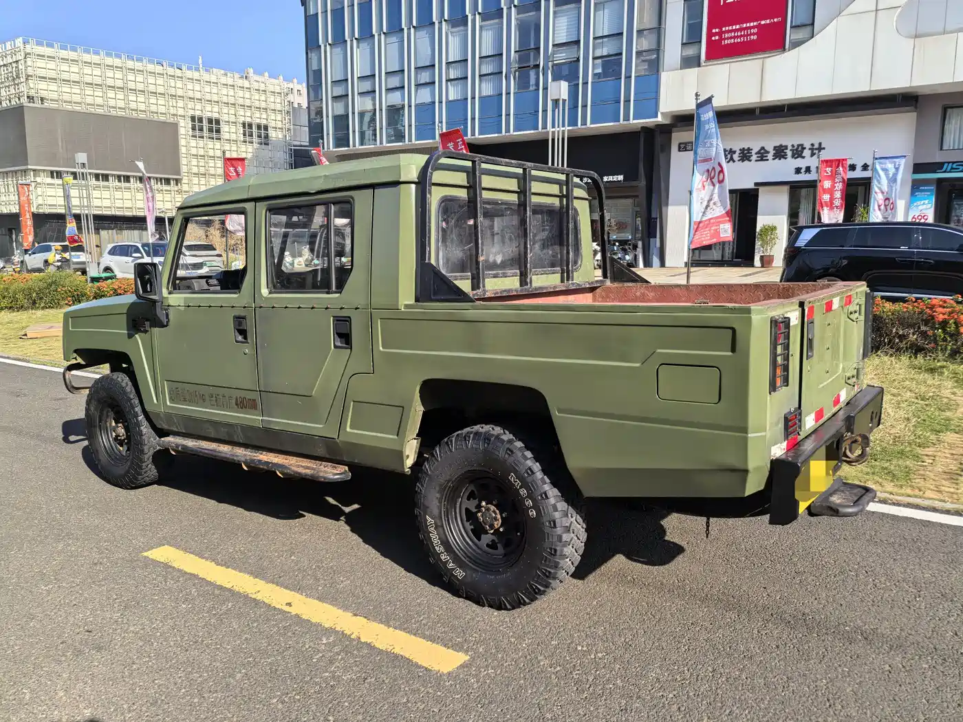 BAW (Beijing Automobile Works) Warrior Pickup 2018 2018 Model 2.8T Diesel Integrated Double Row 3035mm Wheelbase