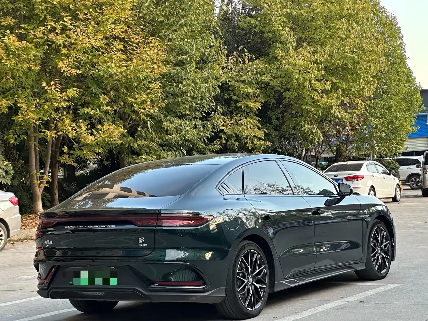 BYD Han 2022 EV 610KM AWD Qianshan Green Limited Edition фото 9