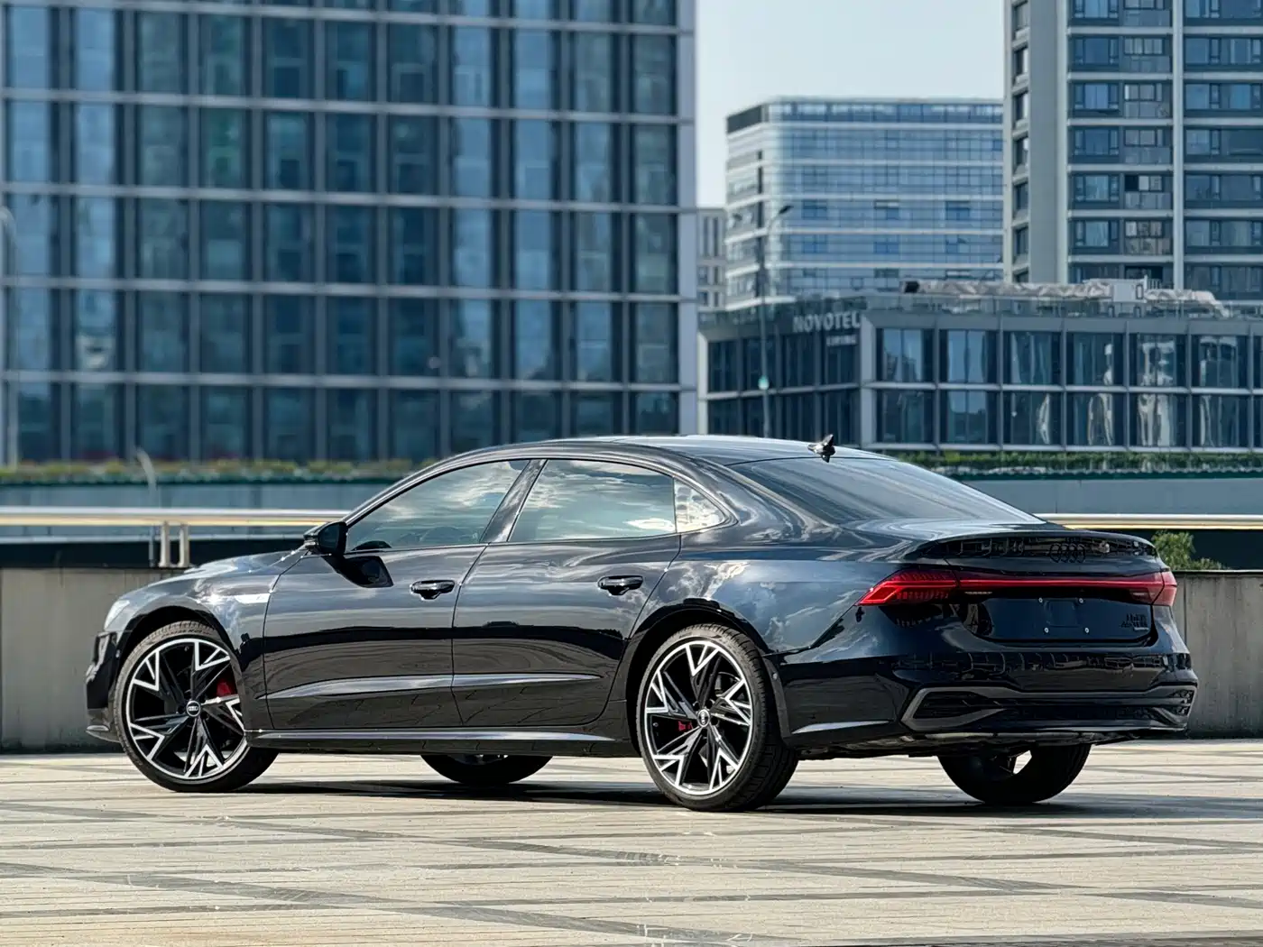 Audi A7L 2026 2025 Model Year 45 TFSI quattro Black Knight Edition