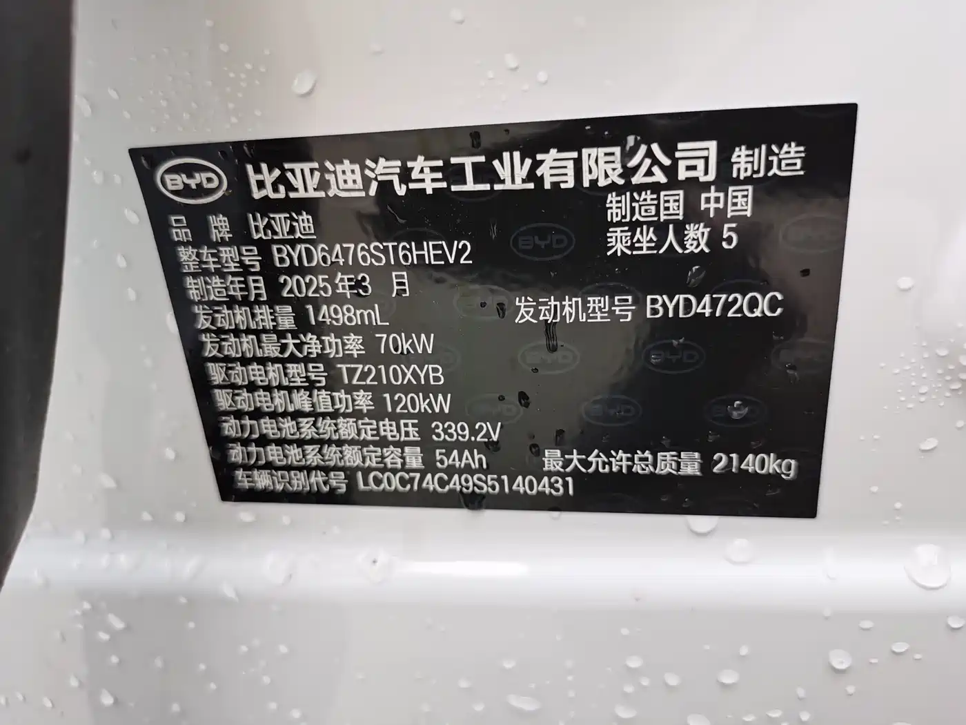 BYD SONGJIANG NEW ENERGY