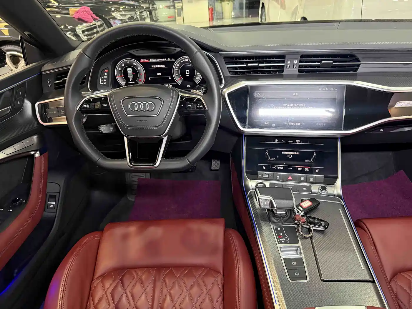 Audi A7L 2024 45 TFSI quattro S-line Black Warrior Edition фото 13
