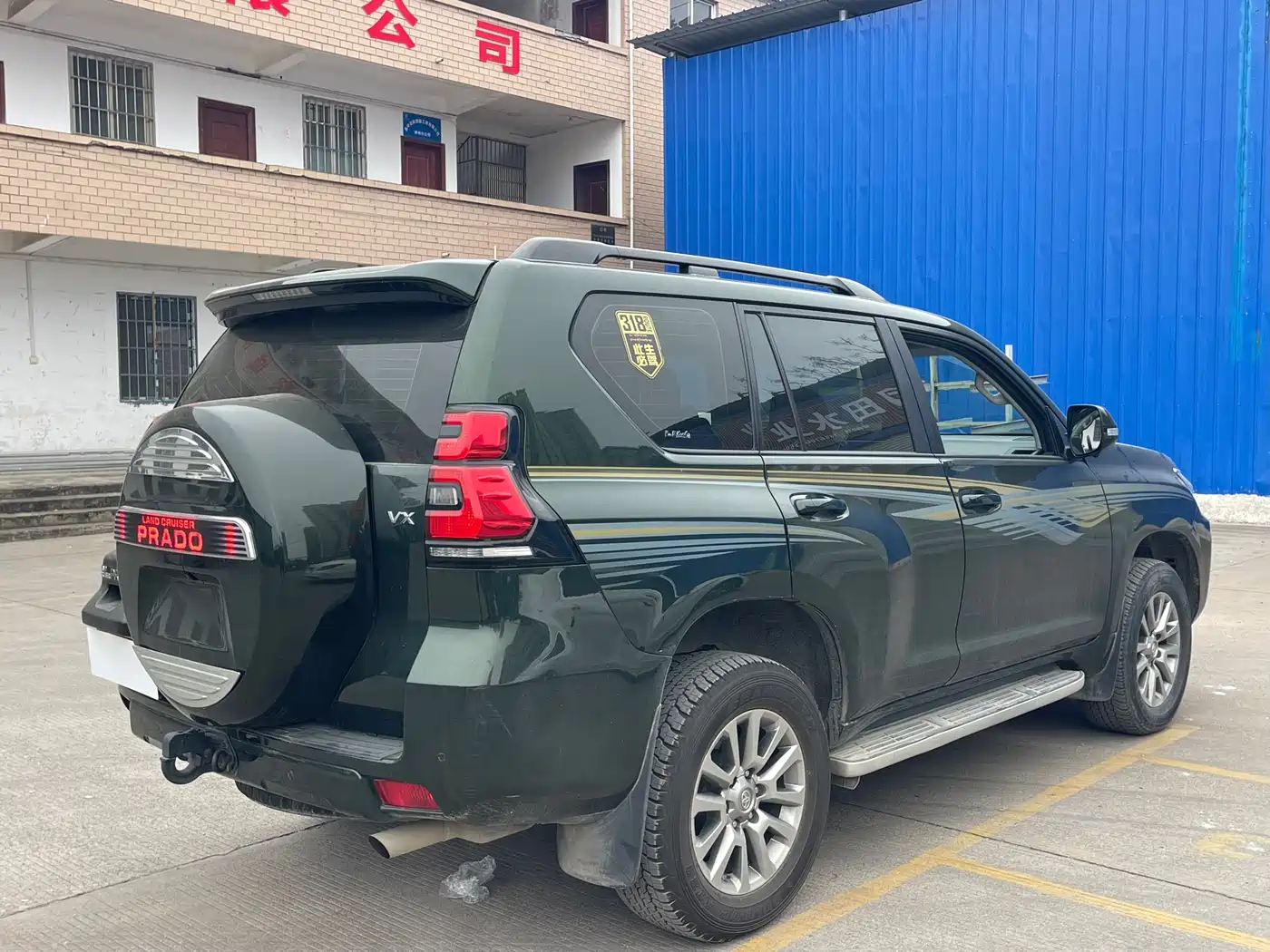 Toyota Prado 2018 3.5L Automatic TX-L NAVI Rear-mounted Spare Tire фото 6