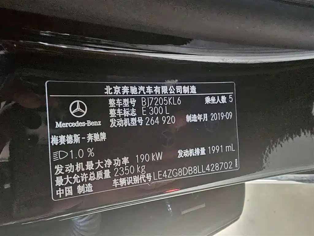 Mercedes-Benz E-Class 2020 E 300 L Fashion фото 4