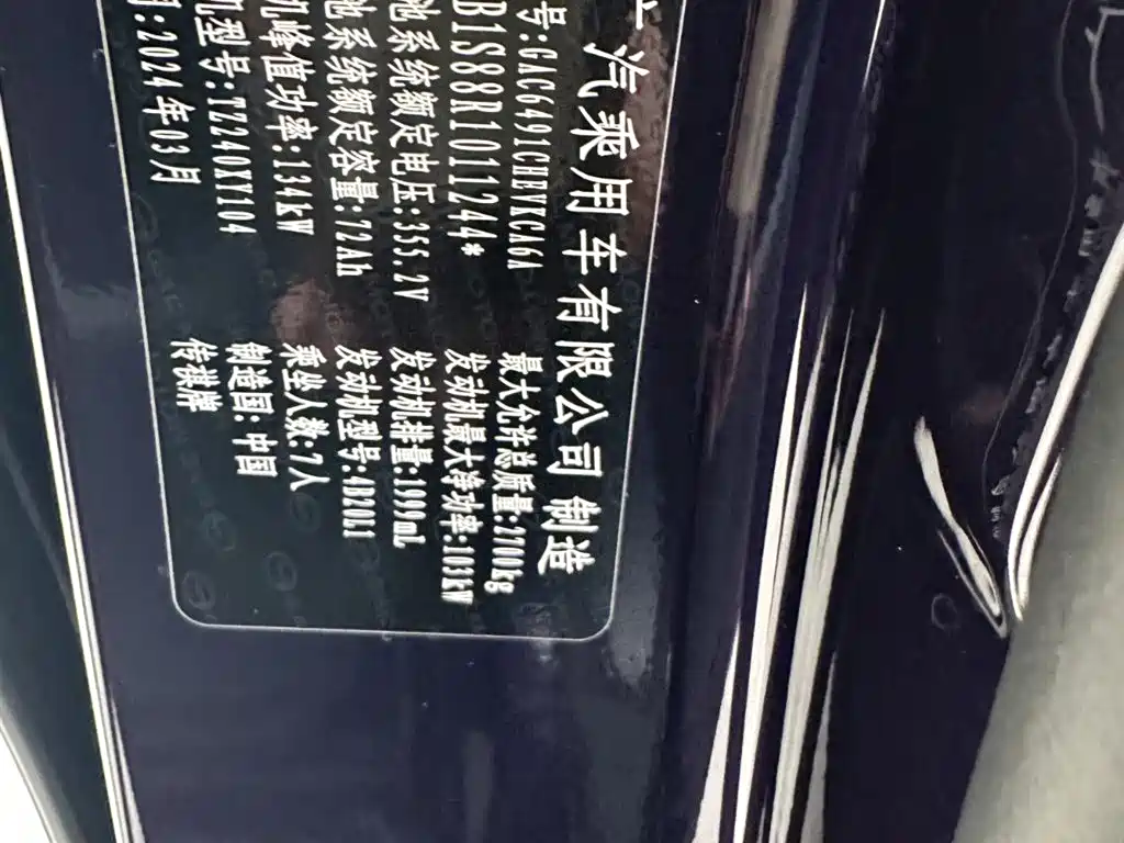 GAC Trumpchi Trumpchi E8 NEV 2024 Model 150km MAX фото 28