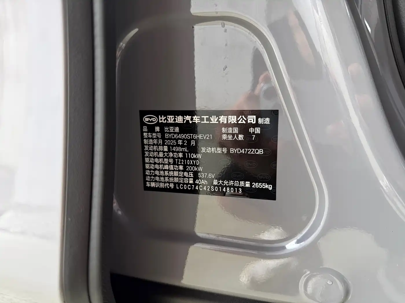 BYD Tang New Energy 2025 DM-i 115KM Premium фото 28