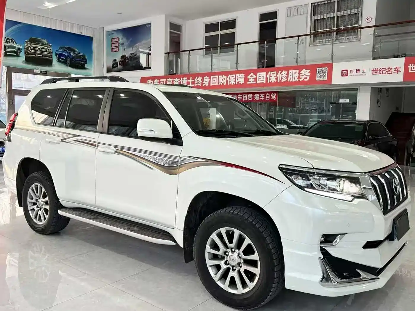 Toyota Prado 2018 3.5L Automatic TX-L Rear-mounted Spare Tire фото 3