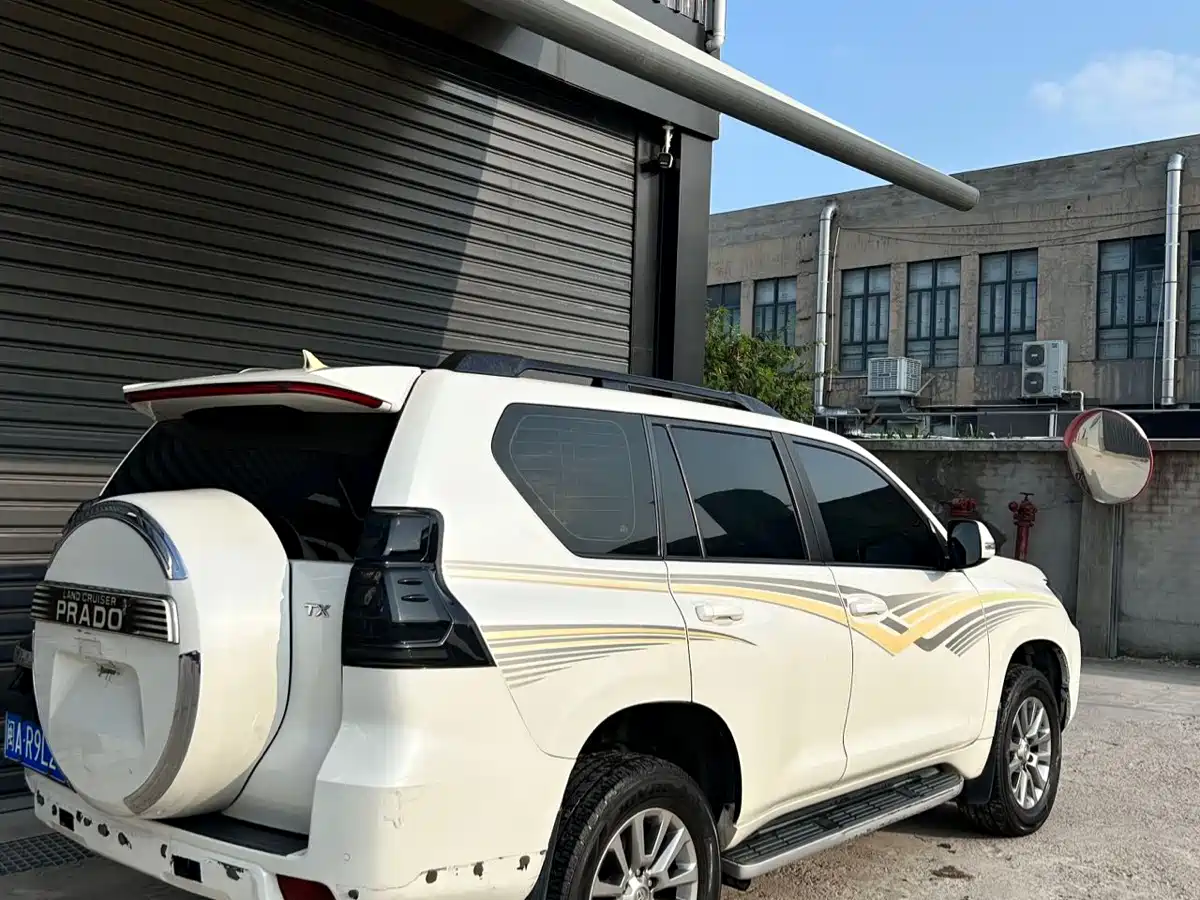 Toyota Prado 2018 3.5L Automatic TX-L Rear-mounted Spare Tire фото 8