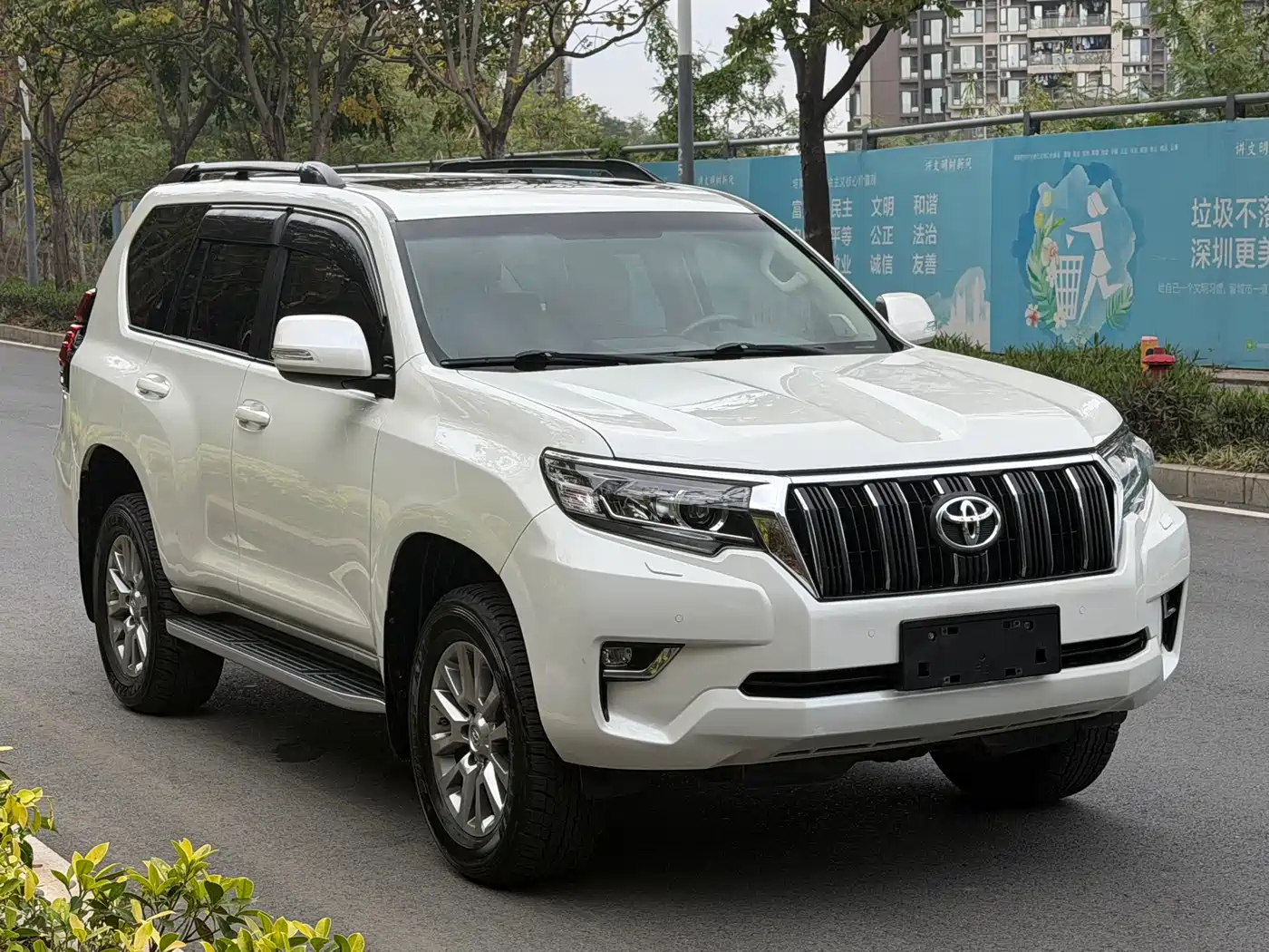 Toyota Prado 2018 3.5L Automatic TX-L NAVI Rear-mounted Spare Tire фото 15