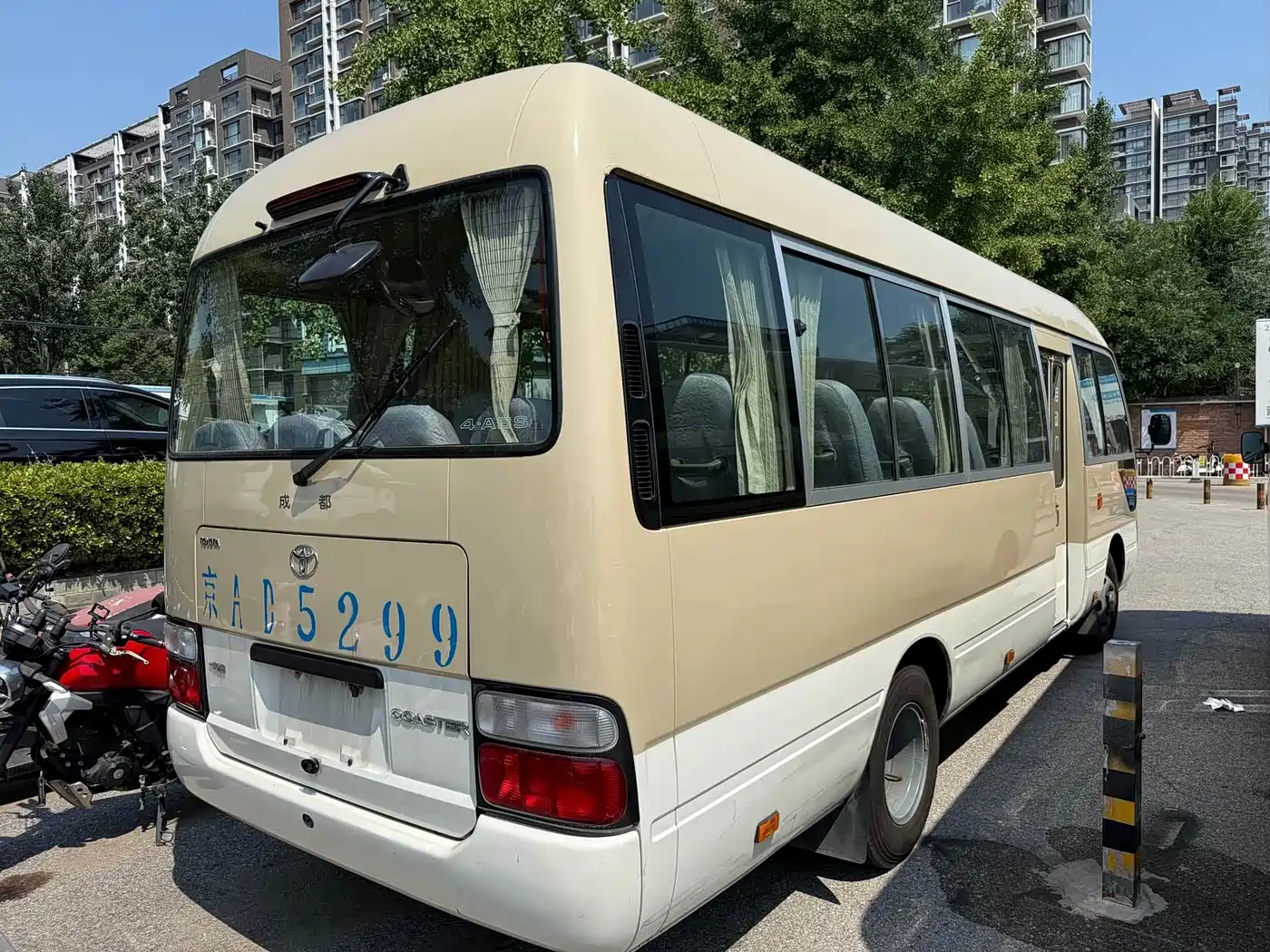 Toyota Coaster 2009 2007 2.7L Gasoline Premium Upgrade Edition 23-seater