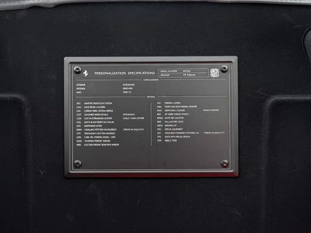 Ferrari F8 2023 2019 Tributo 3.9T V8