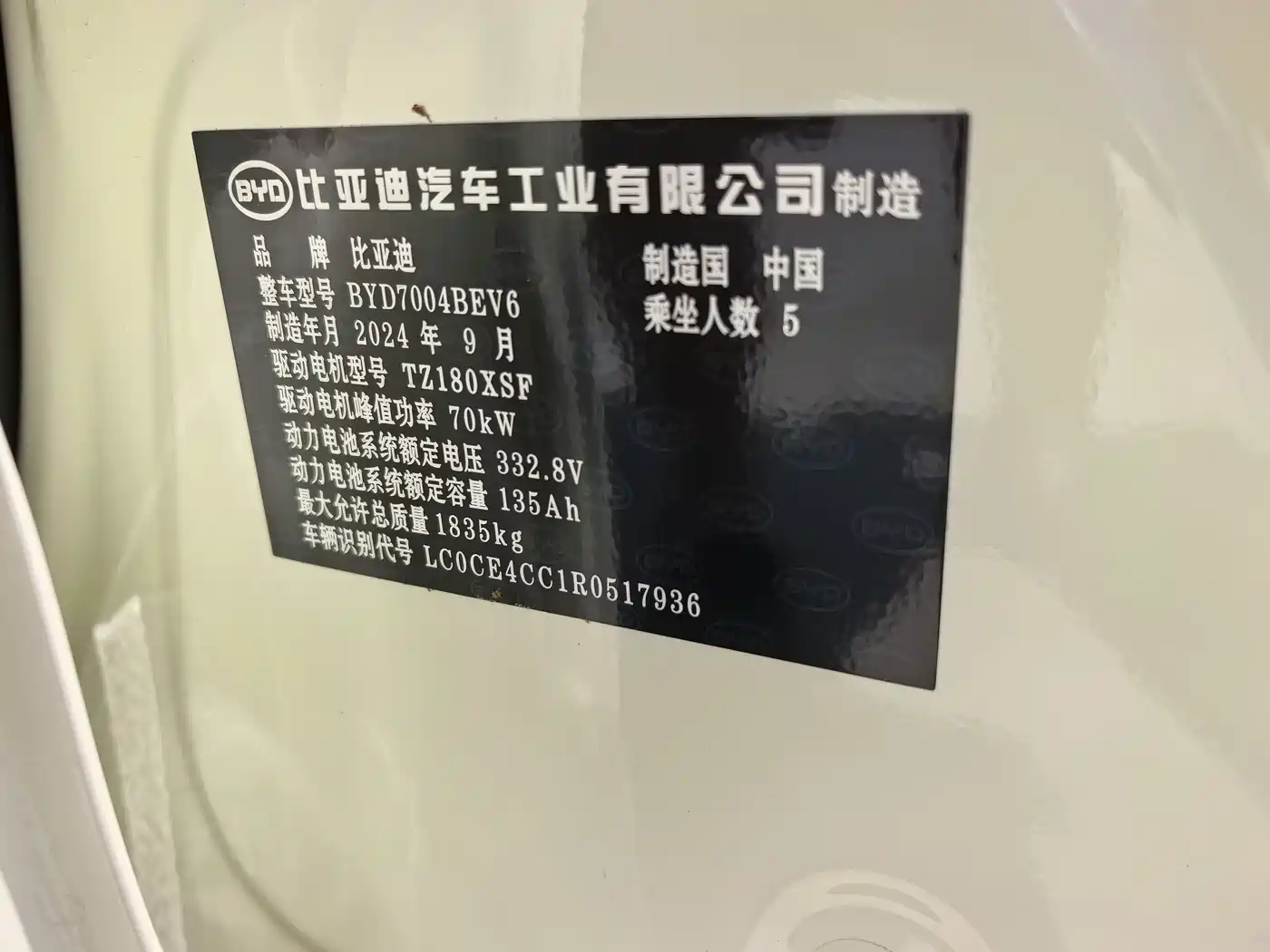 BYD Dolphin 2024 Glory Edition 420km Freedom Edition фото 10