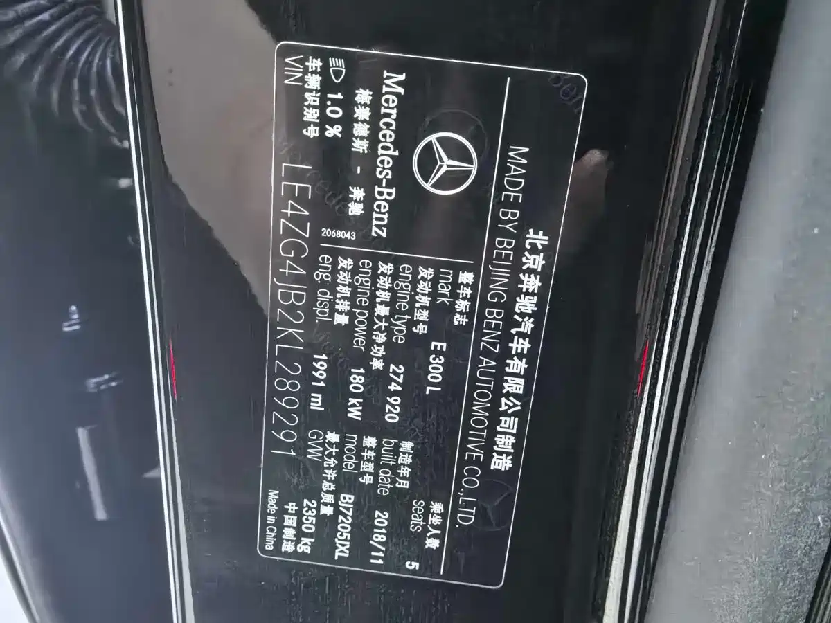 Mercedes-Benz E-Class 2019 E 300 L Fashion фото 17