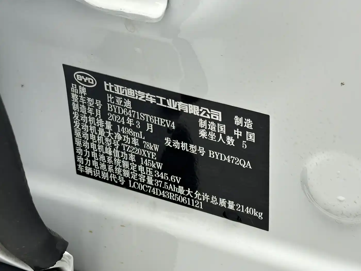 BYD Song Pro New Energy 2024 Glory Edition DM-i 71KM Pilot фото 21