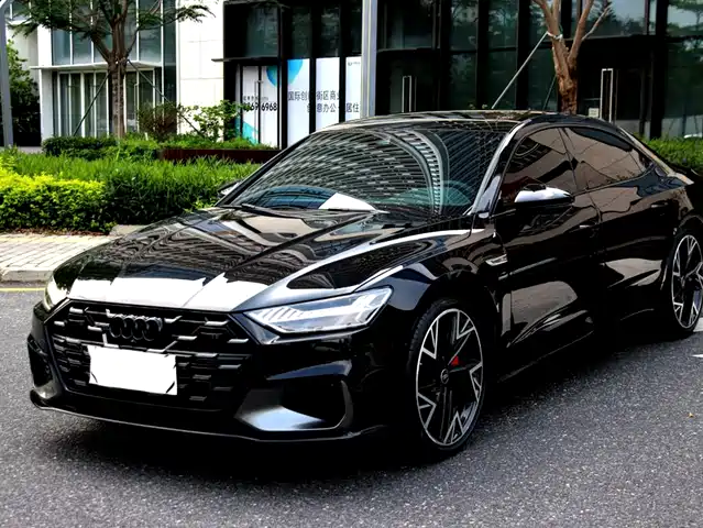 Audi A7L 45 TFSI quattro S-line, Black Warrior