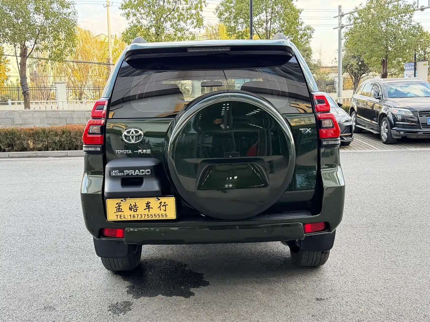 Toyota Prado 2018 3.5L Automatic TX-L Rear-mounted Spare Tire фото 6