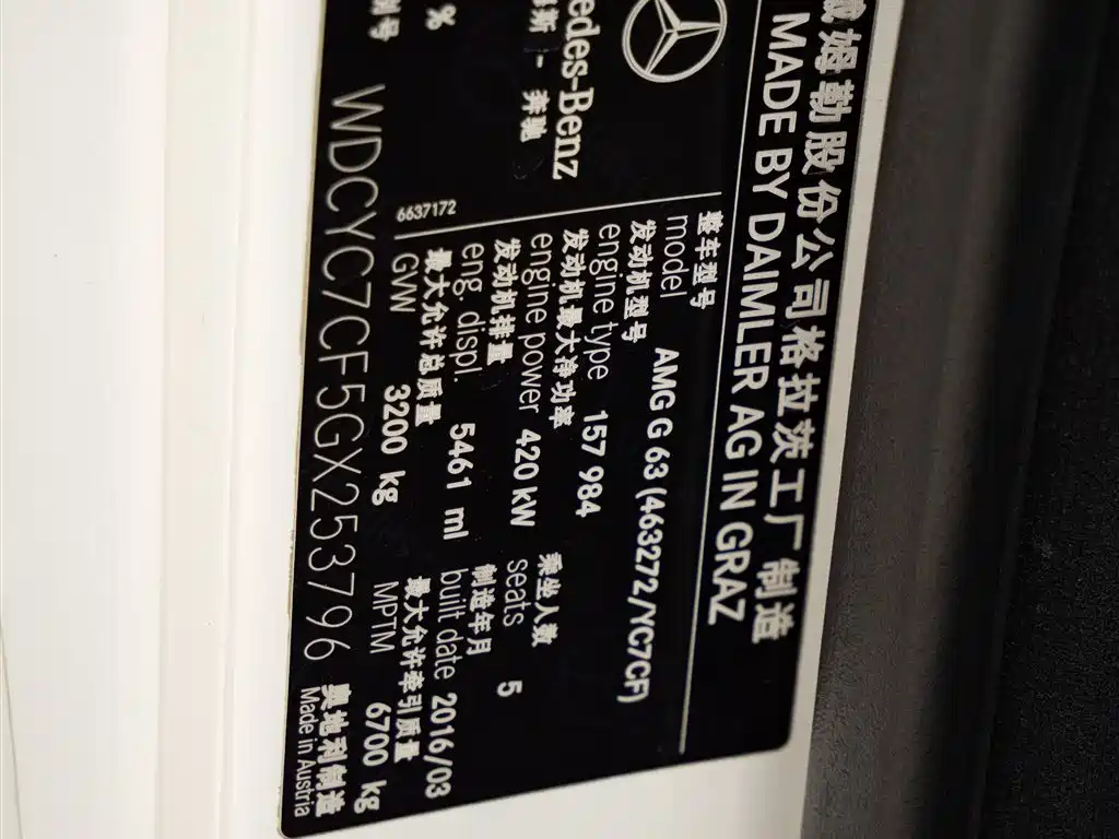 Mercedes-Benz G-Class AMG 2016 Model AMG G 63 Edition 463 фото 16