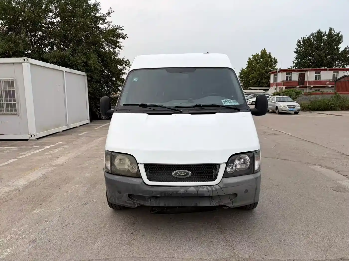 Ford Classic Transit 2015 2016 Model 2.8T Diesel Long Wheelbase 6-Seater Medium Roof Ice White Logistics Vehicle JX493ZLQ4