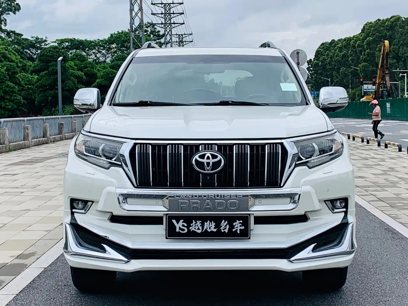 Toyota Prado 2018 3.5L Automatic TX-L NAVI Rear-mounted Spare Tire фото 2