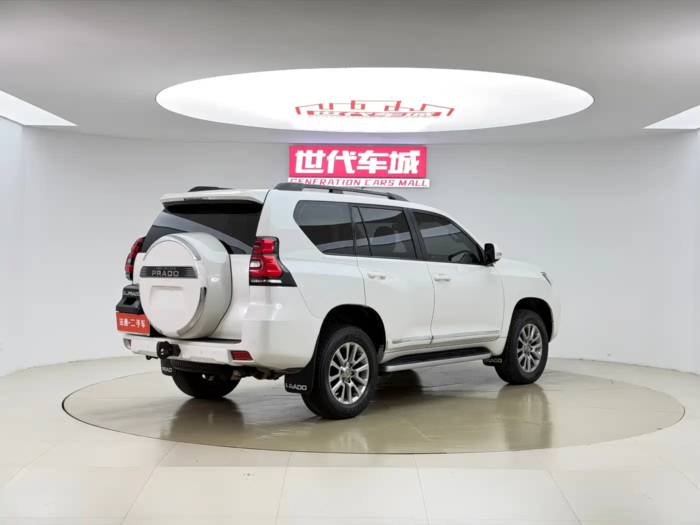 Toyota Prado 2018 3.5L Automatic TX-L Rear-mounted Spare Tire фото 13