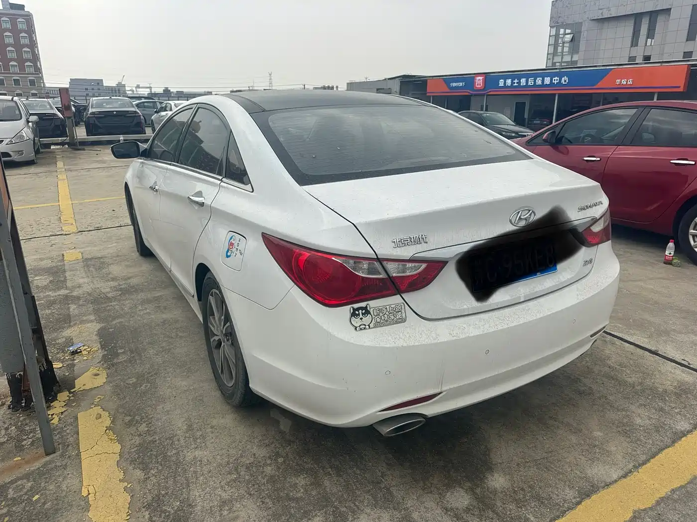 Hyundai Sonata 2014 2.4L Automatic Leading Edition China IV фото 9