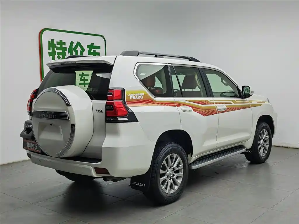 Toyota Prado 2018 3.5L Automatic TX-L Rear-mounted Spare Tire фото 2