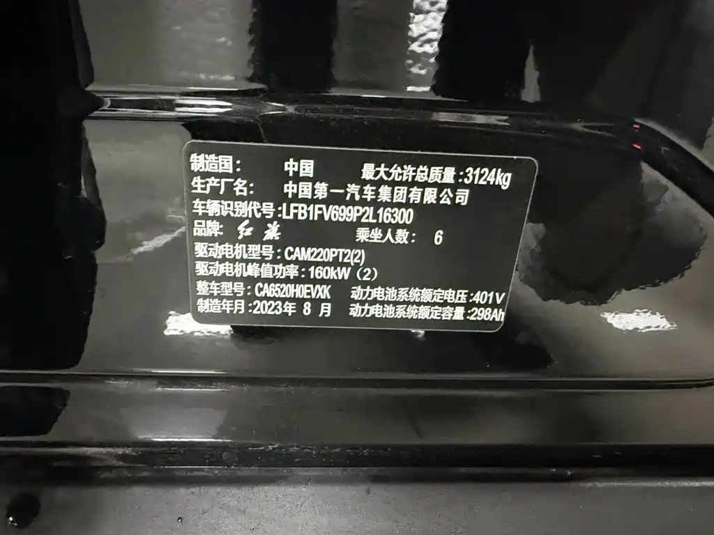Hongqi E-HS9 2022 690km Qi Xiang Edition (6-seater) фото 24