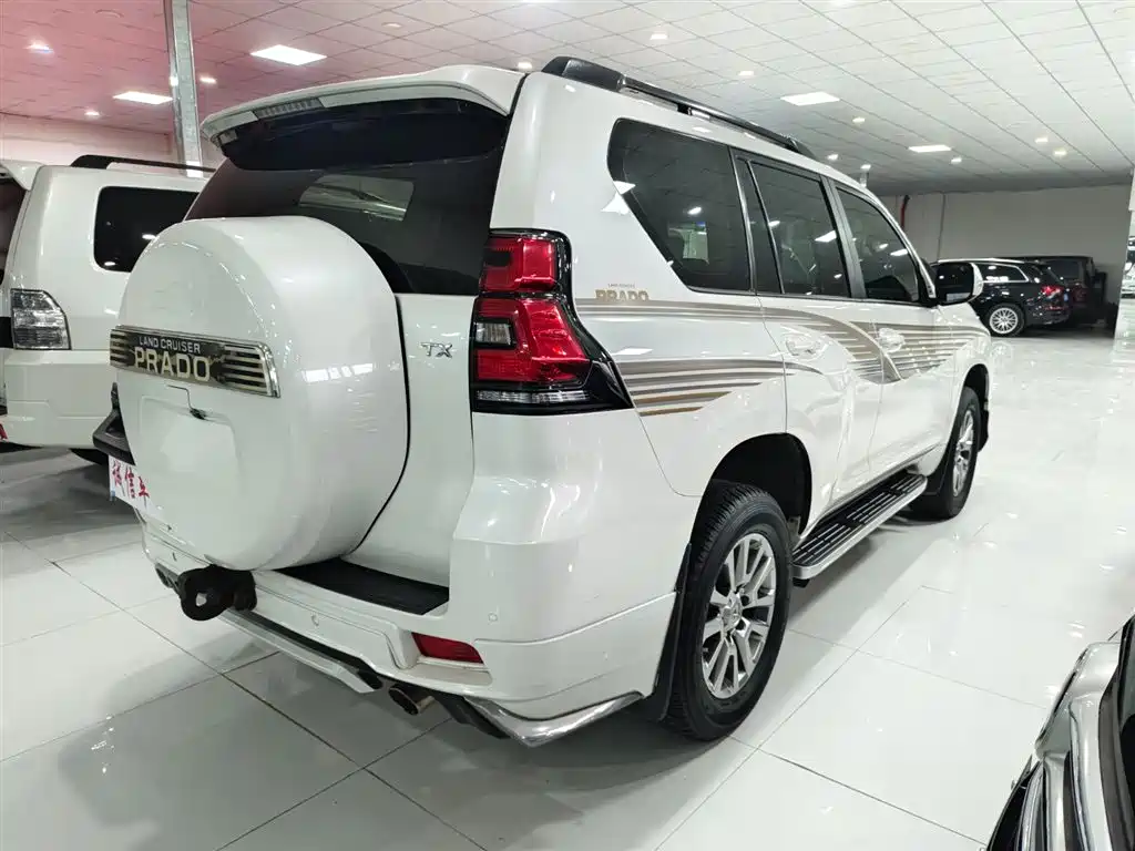 Toyota Prado 2018 3.5L Automatic TX-L Rear-mounted Spare Tire фото 4