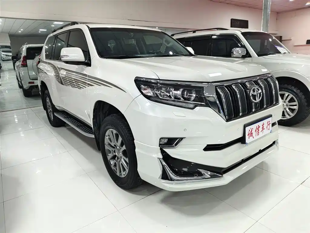 Toyota Prado 2018 3.5L Automatic TX-L Rear-mounted Spare Tire фото 3