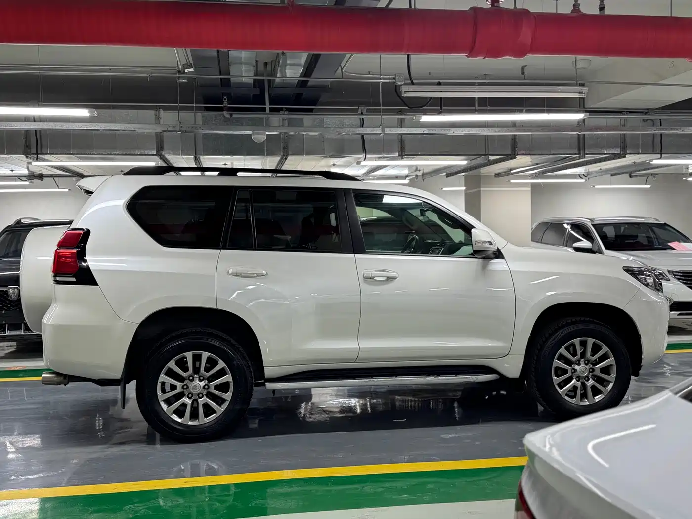 Toyota Prado 2018 3.5L Automatic TX-L NAVI Rear-mounted Spare Tire фото 15