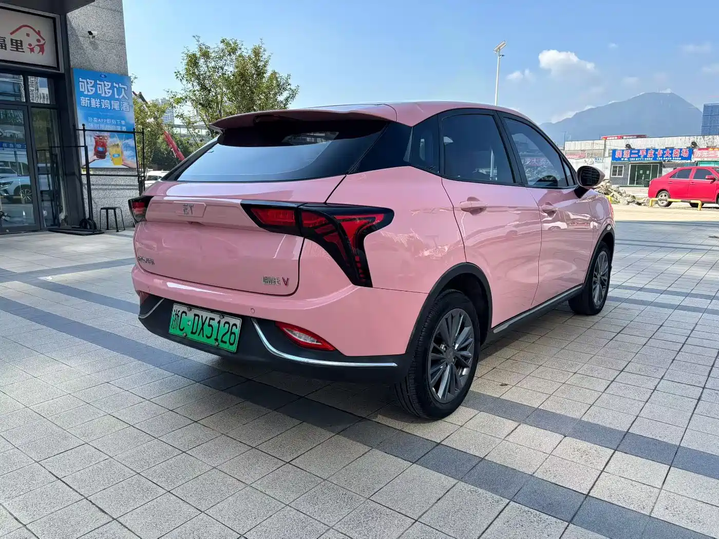 Nezha Auto Nezha V 2022 2022 Trend 400 Lite Pink Custom Edition