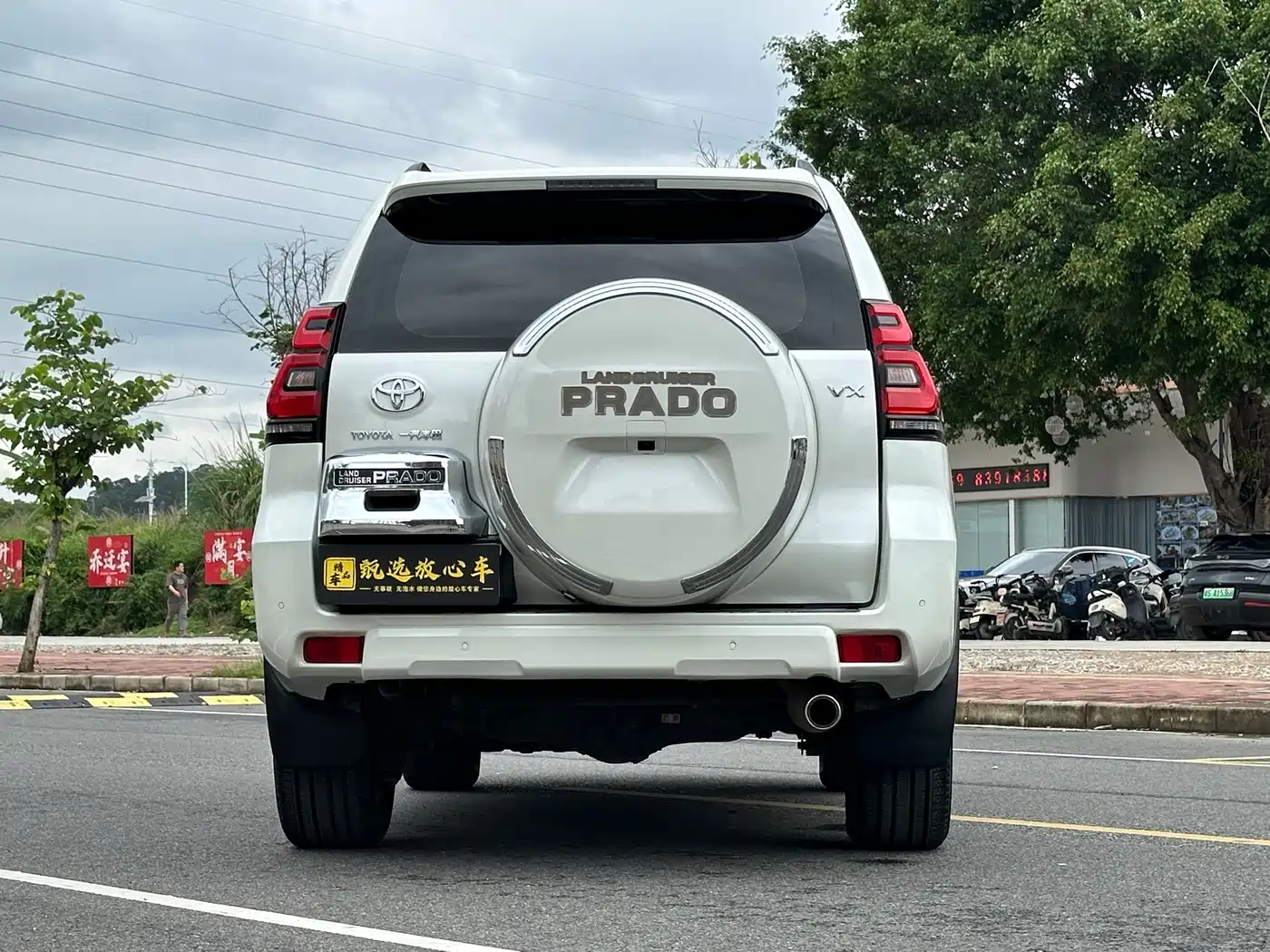 Toyota Prado 2018 3.5L Automatic TX-L NAVI Rear-mounted Spare Tire фото 5