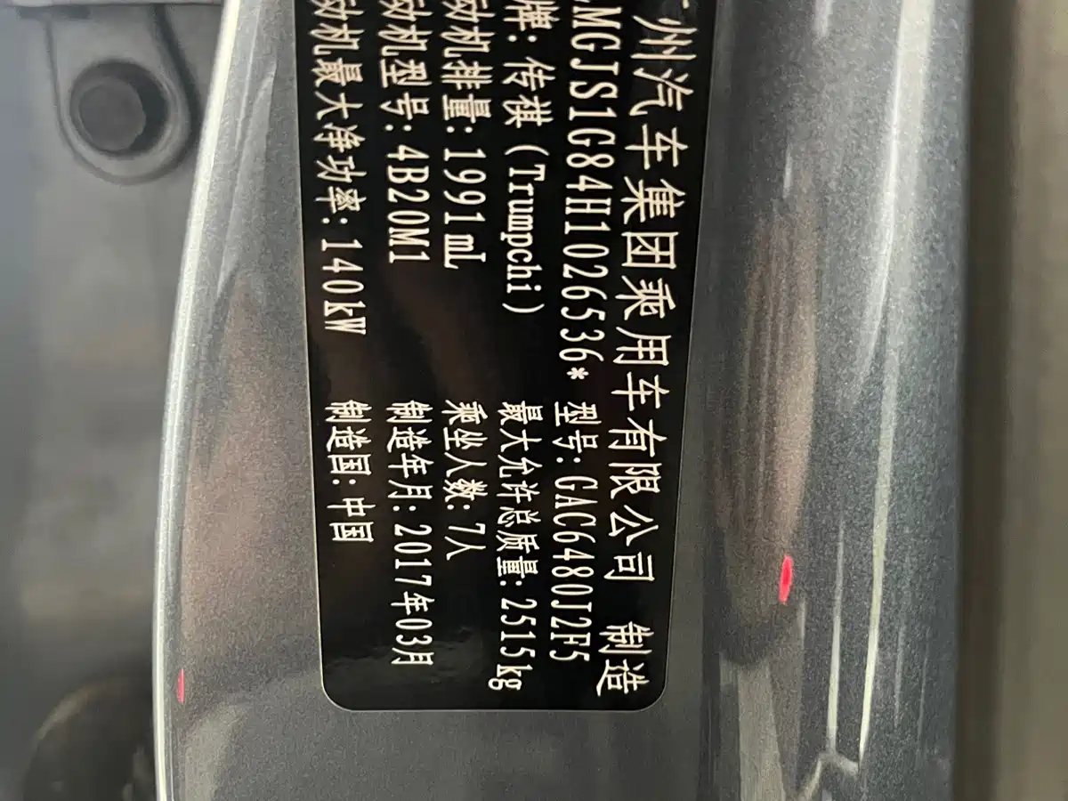 GAC Trumpchi Trumpchi GS8 2017 320T 2WD Luxury Smart Connect (7-seater) фото 18