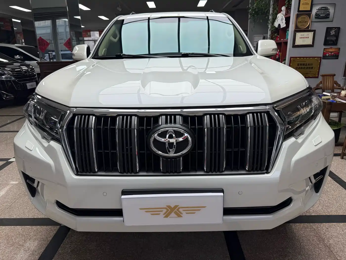 Toyota Prado 2018 3.5L Automatic TX-L NAVI Rear-mounted Spare Tire фото 2