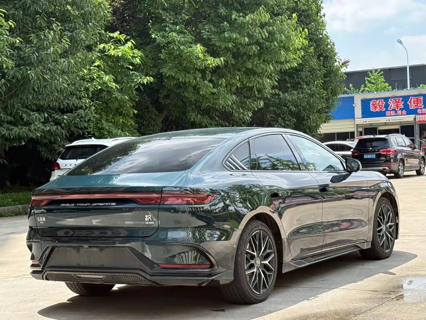 BYD Han 2022 EV 610KM AWD Qianshan Green Limited Edition фото 14