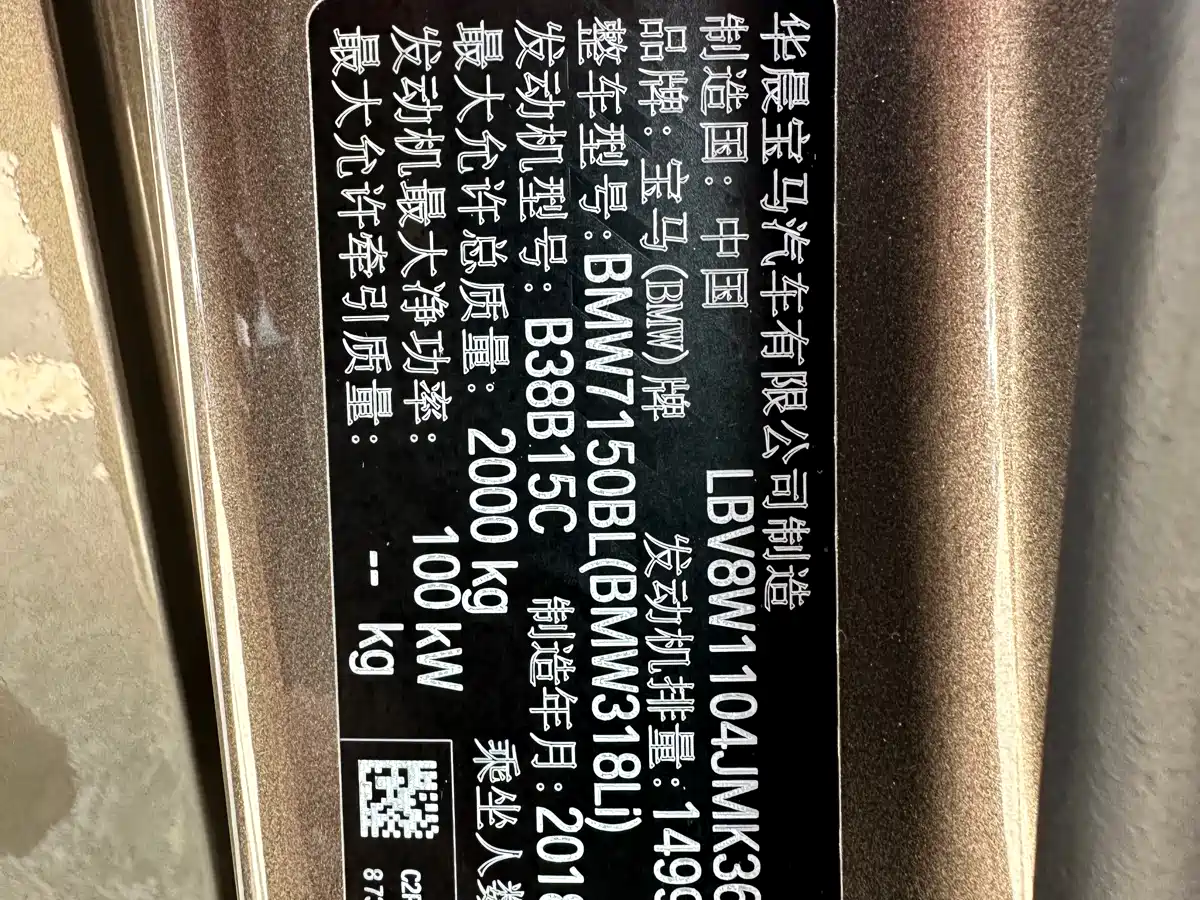 BMW 3 Series 2018 318Li фото 22