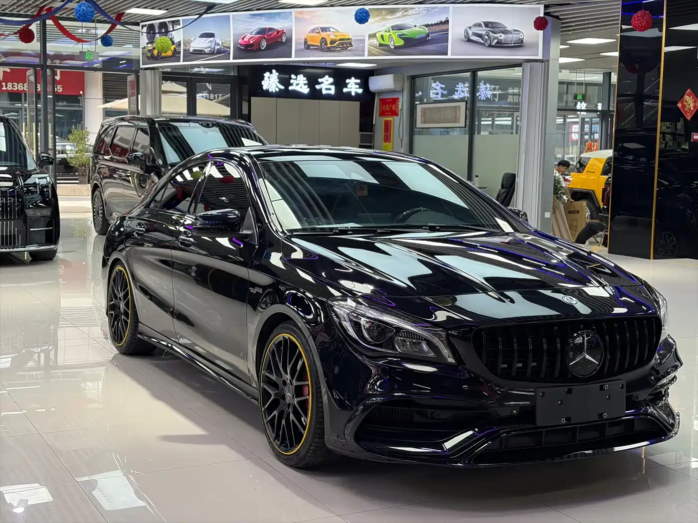 Mercedes-Benz CLA AMG 2017 Model AMG CLA 45 4MATIC Night Thunder Limited Edition фото 3