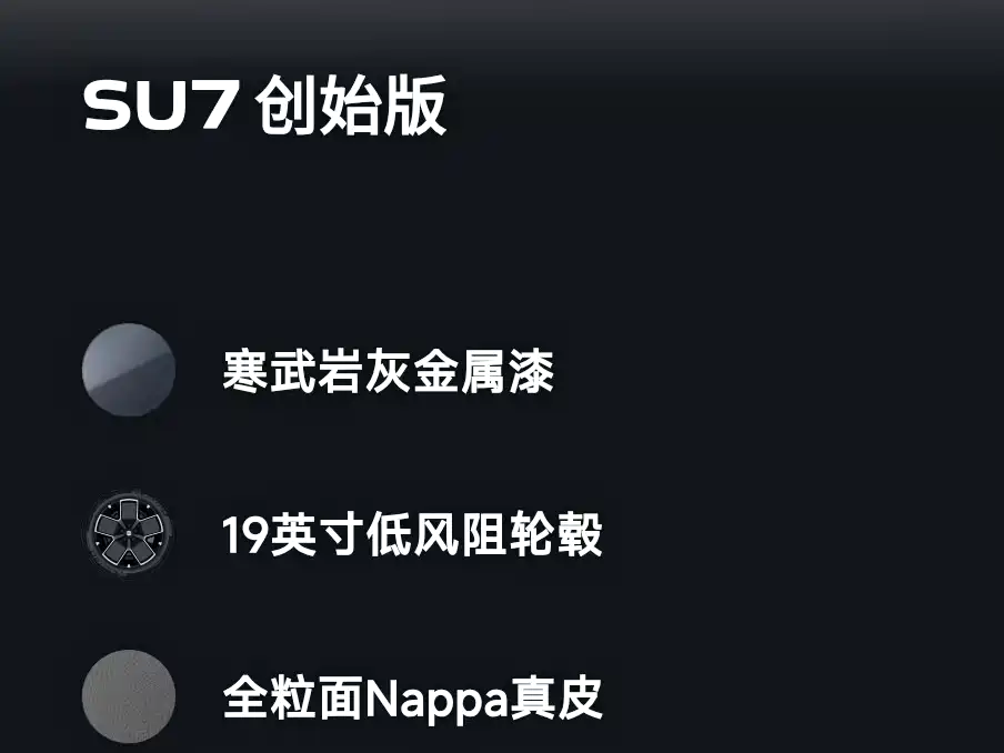 XIAOMI CAR XIAOMI SU7