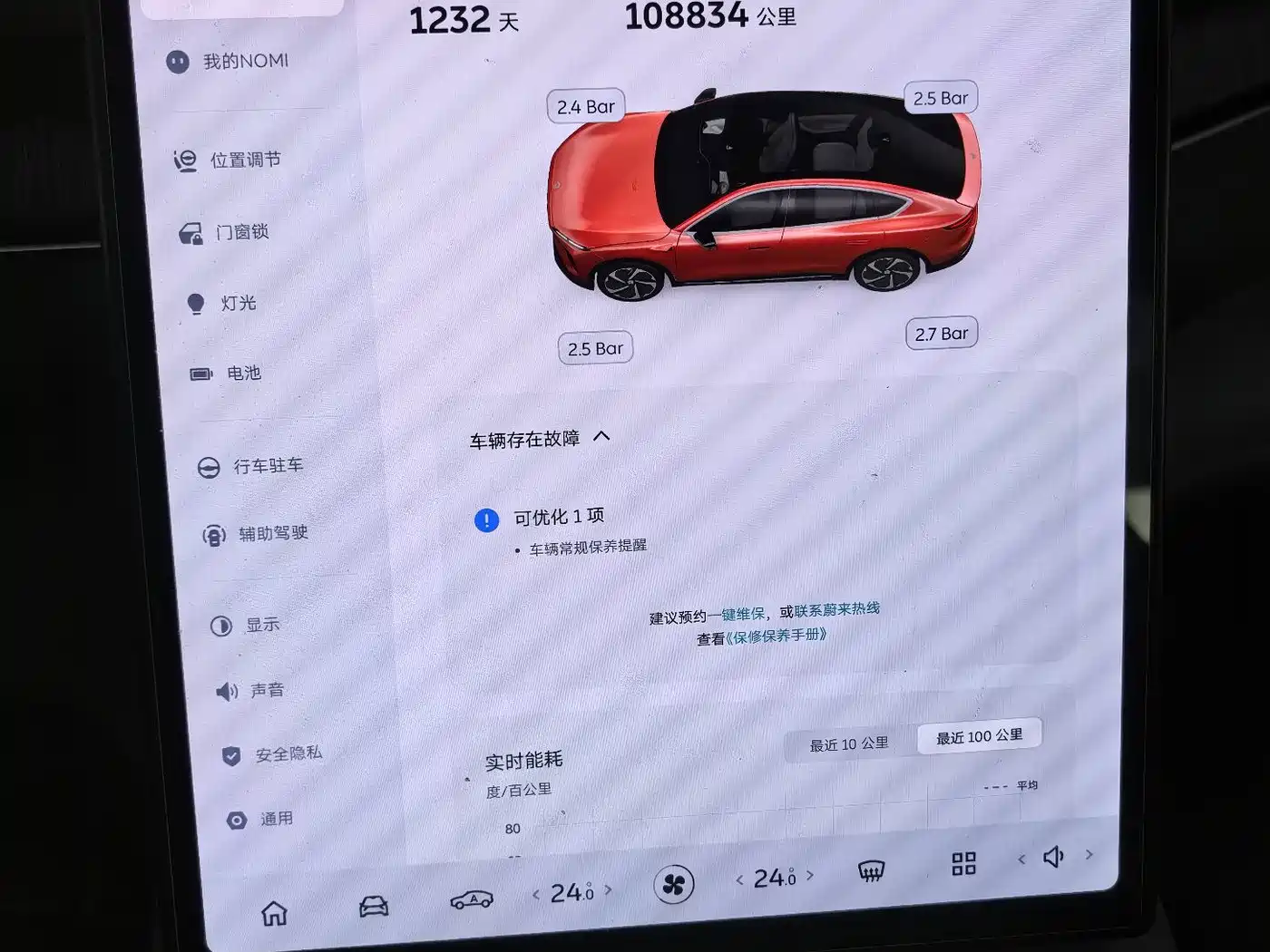 NIO EC7 2023 2023 75kWh