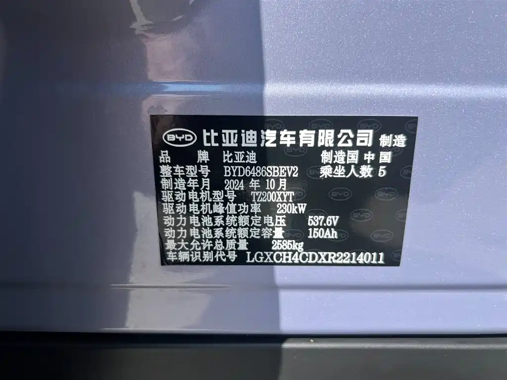 BYD Sealion 07 EV 2024 610 Long Range Edition фото 22